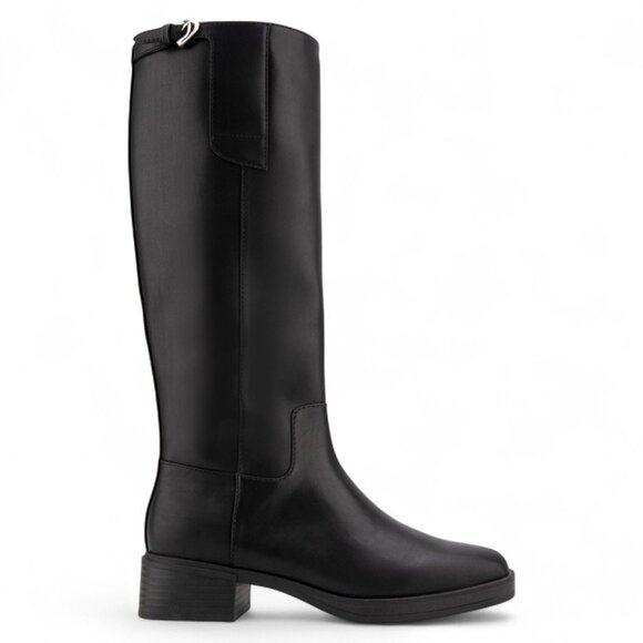 Aerosoles Women's Della Double Zip Tall Boots - Black - Picture 2 of 4